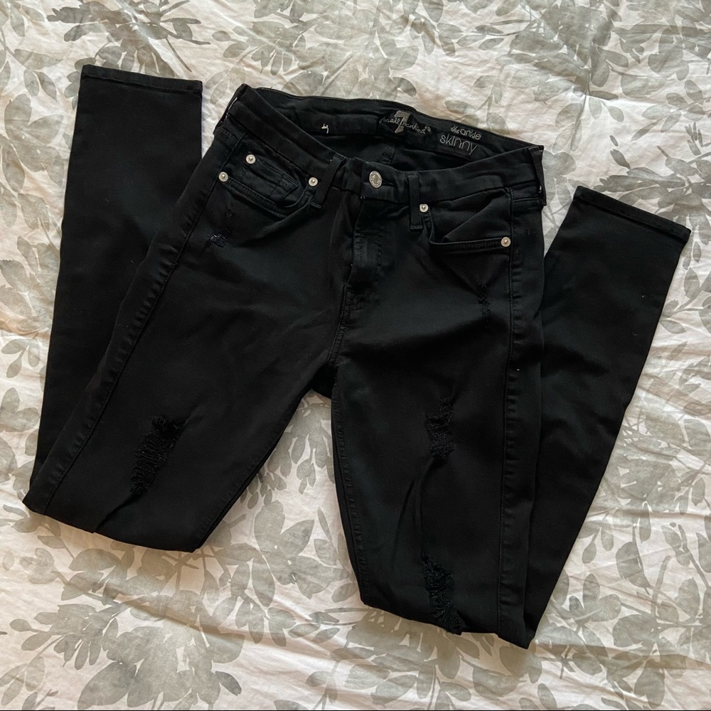7 For All Mankind The Ankle Skinny Jeans